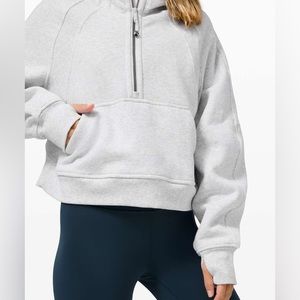 Lululemon Oversized 1/2 zip Scuba